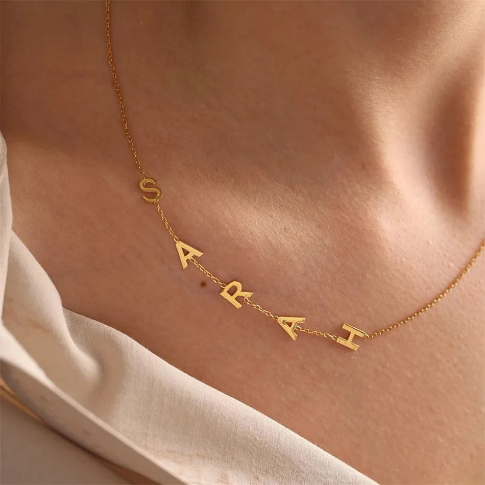 Persoonlijke Letter Ketting – Tijdloos & Sterk Roestvrij Staal