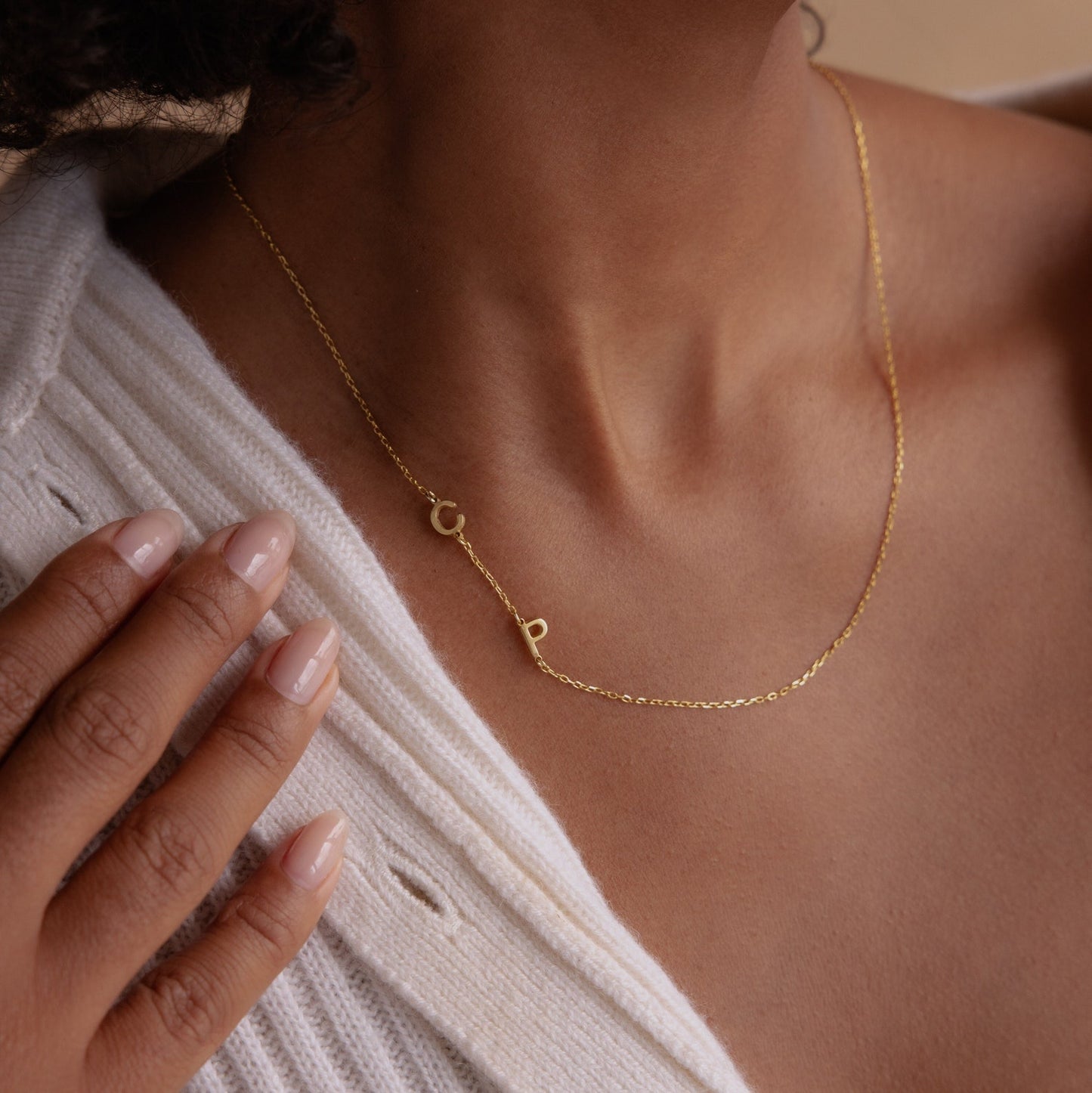 Persoonlijke Letter Ketting – Tijdloos & Sterk Roestvrij Staal