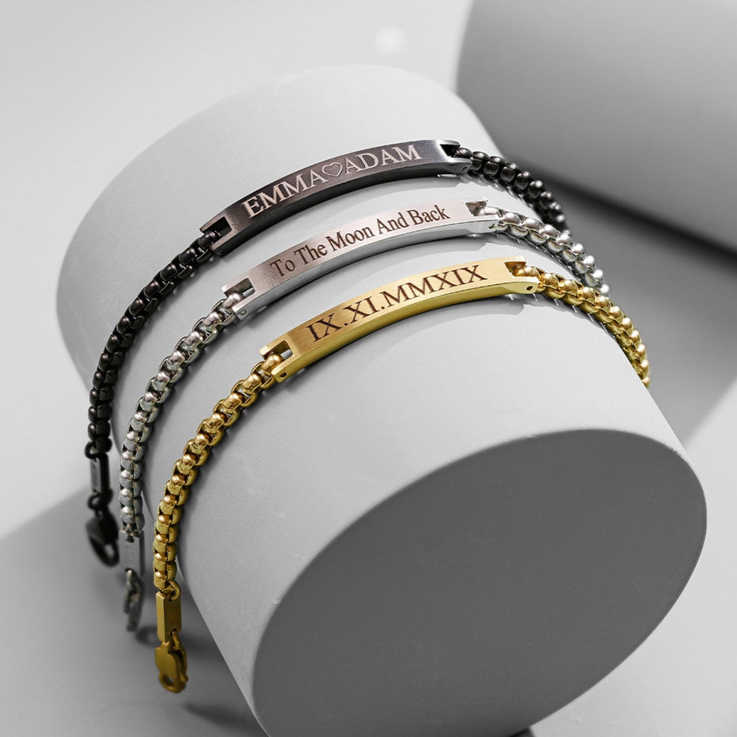 Persoonlijke Heren Armband – Gravure naar Keuze