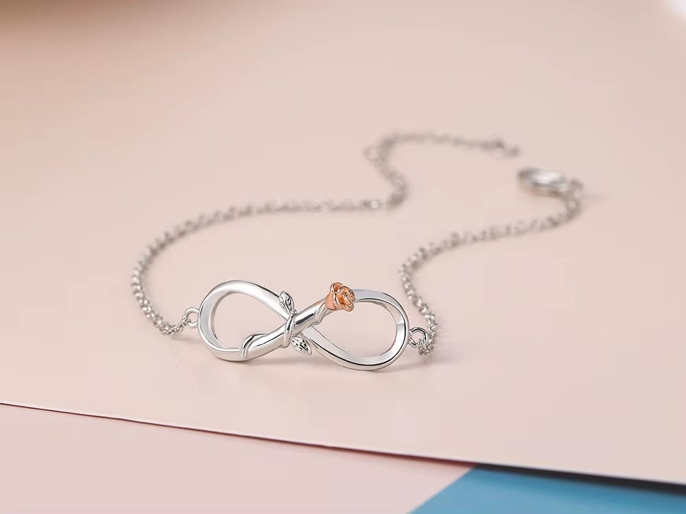 Infinity Armband voor Mama – 925 Zilver, Verstelbaar