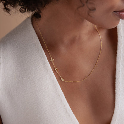 Persoonlijke Letter Ketting – Tijdloos & Sterk Roestvrij Staal