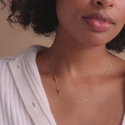 Persoonlijke Letter Ketting – Tijdloos & Sterk Roestvrij Staal